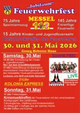 Plakat FW-Messel Feuerwehrfest 2026